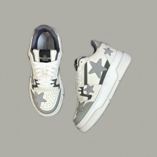 ❤발렌티노 남/녀 그레이 스니커즈 - Valentino Unisex Gray Sneakers - vas708x