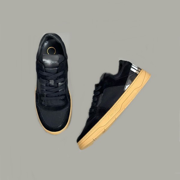 ❤지미츄 남성 블랙 스니커즈 - Jimmy Choo Mens Black Sneakers - jis719x