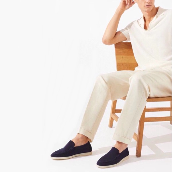 ❤로로피아나 남성 네이비 로퍼 - Loro Piana Mens Summer Walk Loafer - lps722x