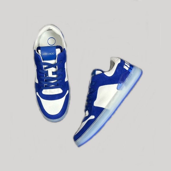 ❤지미츄 남성 블루 스니커즈 - Jimmy Choo Mens Blue Sneakers - jis730x