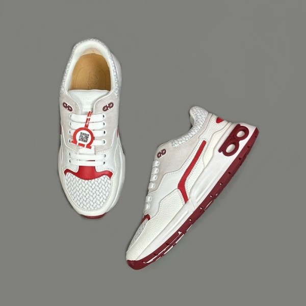 ❤페라가모 남성 레드 스니커즈 - Ferragamo Mens Red Sneakers - fes739x