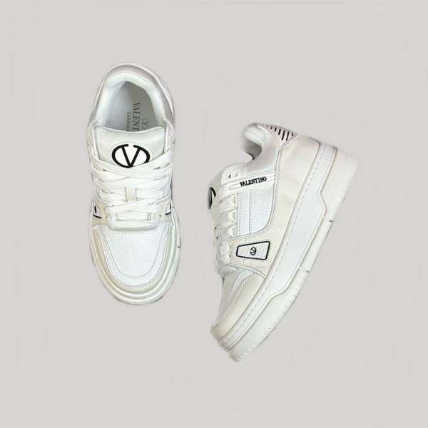 ❤발렌티노 남/녀 화이트 스니커즈 - Valentino Unisex White Sneakers - vas752x