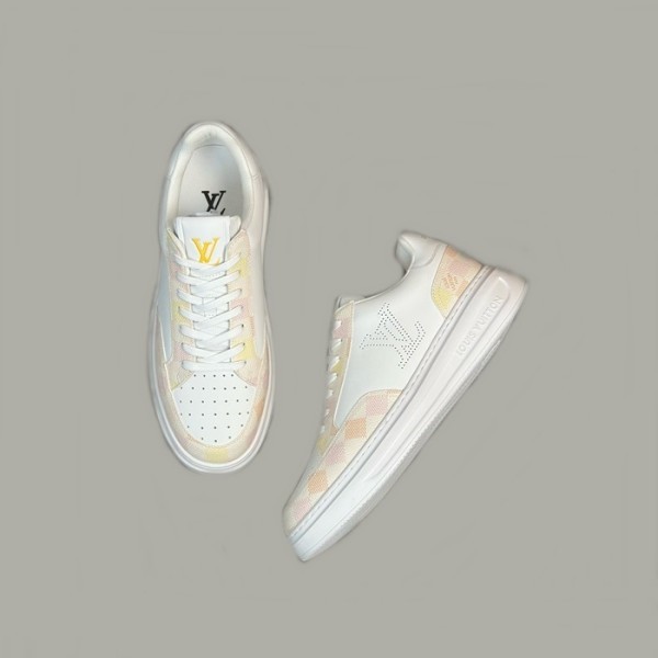 ❤루이비통 남성 베이지 스니커즈 - Louis vuitton Mens Beige Sneakers - lvs756x