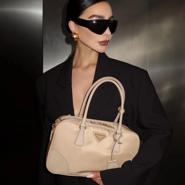 ❤프라다 여성 리에디션1978 호보 백 1BB114 - Prada Womens Beige Hobo Bag - prb2017x