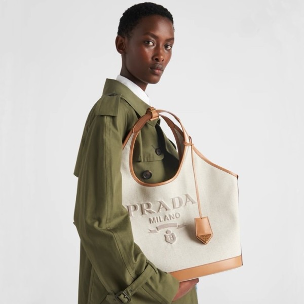 ❤프라다 여성 샌드 캔버스 토트백 1BG472 - Prada Womens Beige Tote Bag - prb2038x