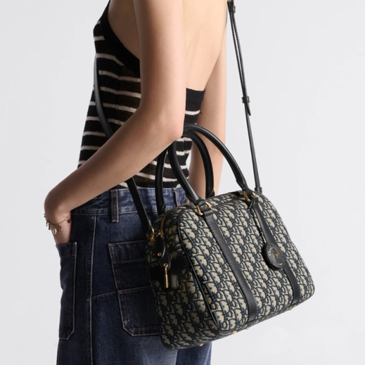 ★디올 여성 바이브 볼링 백 - Dior Womens Oblique Tote Bag