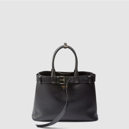 ❤프라다 여성 더블 벨트 토트백 1BA416 - Prada Womens Black Tote Bag - prb2047x
