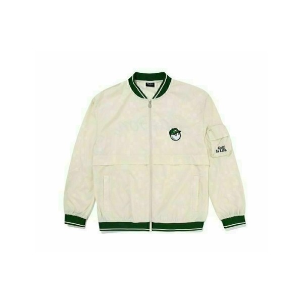 ❤[MALBON] 말본 여성 Blow 스타디움 자켓 - gol813x