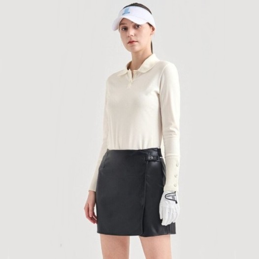 ❤[LANVIN BLANC] 랑방블랑 여성 백 컨트라스트 칼라 탑 - gol814x