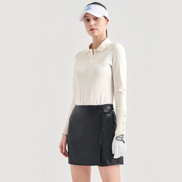 ❤[LANVIN BLANC] 랑방블랑 여성 백 컨트라스트 칼라 탑 - gol814x