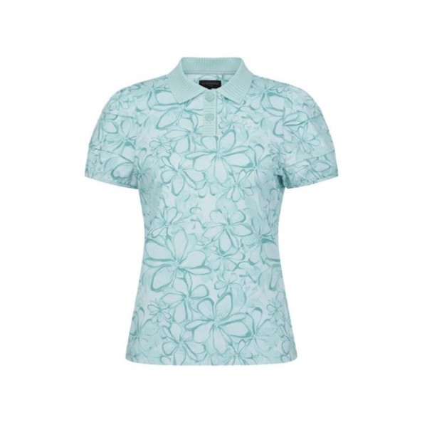 ❤[St ANDREWS] 세인트앤드류스 여성 퍼프 슬리브 니트 칼라 쇼츠 티셔츠 - gol851x