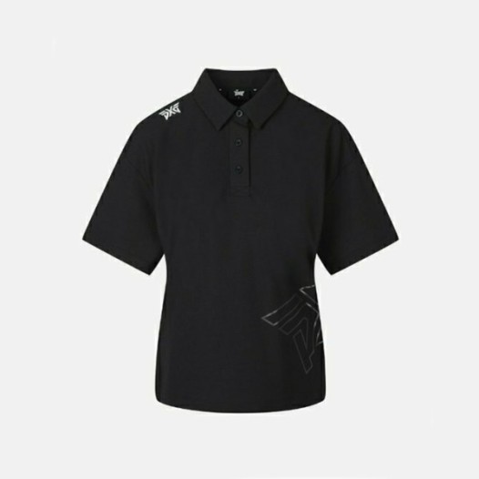 ❤PXG 여성 썸머 빅로고 카라 쇼츠슬리브 티셔츠 - gol879x