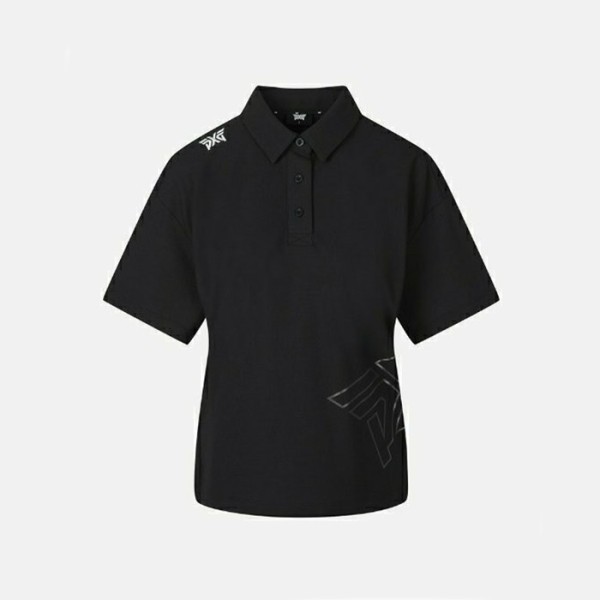 ❤PXG 여성 썸머 빅로고 카라 쇼츠슬리브 티셔츠 - gol879x