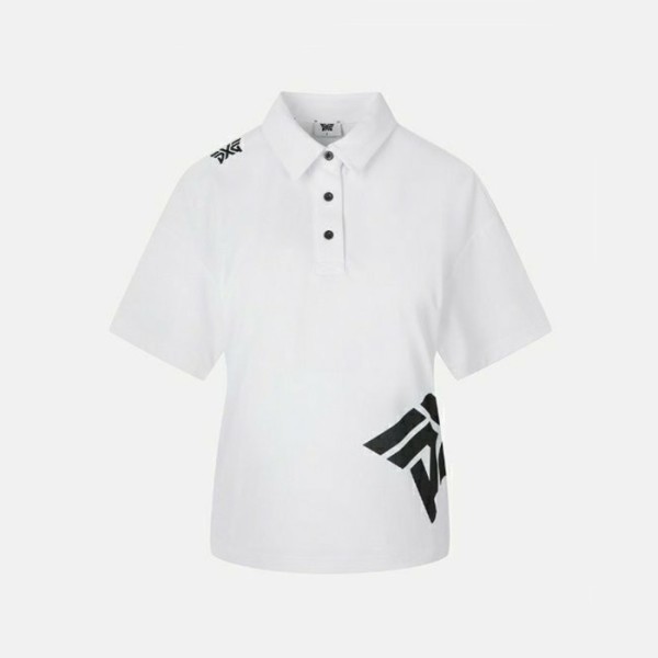 ❤PXG 여성 썸머 빅로고 카라 쇼츠슬리브 티셔츠 - gol880x