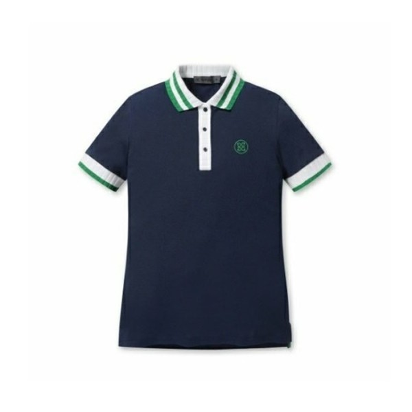 ❤[G/FORE] 지포어 여성 투톤 컬러 피케 폴로 티셔츠 - gol881x