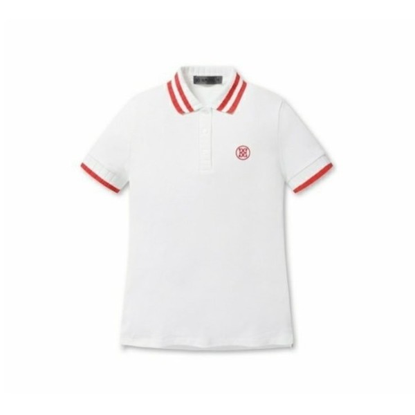 ❤[G/FORE] 지포어 여성 투톤 컬러 피케 폴로 티셔츠 - gol882x