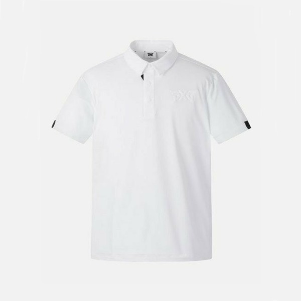 ❤PXG 남성 썸머 에센셜 카라 쇼츠 슬리브 티셔츠 - gol896x