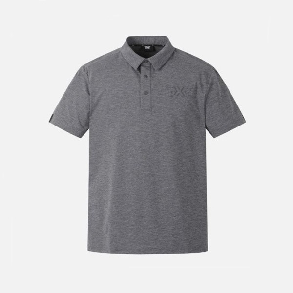 ❤PXG 남성 썸머 에센셜 카라 쇼츠 슬리브 티셔츠 - gol898x