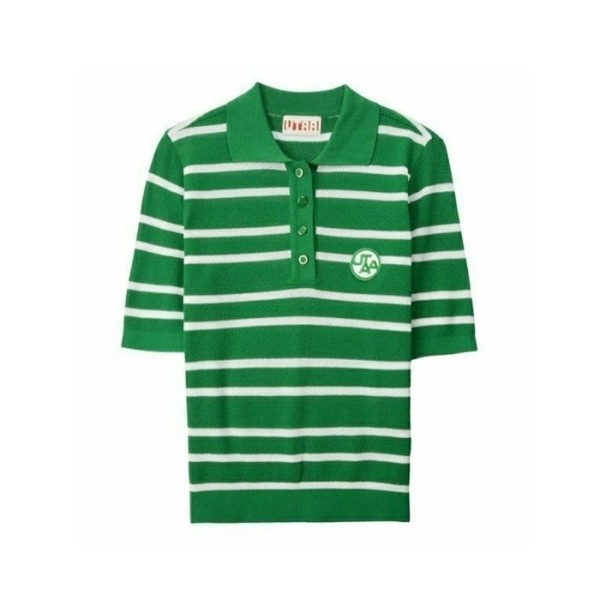 ❤[UTAA] 유타 여성 퍼트 스트라이프 니트 PK 티셔츠 - gol907x