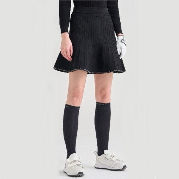 ❤[LANVIN BLANC] 랑방블랑 여성 로고 밴딩 니트 스커트 - gol911x