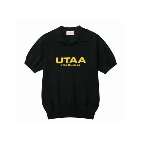 ❤[UTAA] 유타 여성 퍼트 로고 니트 PK 티셔츠 - gol926x
