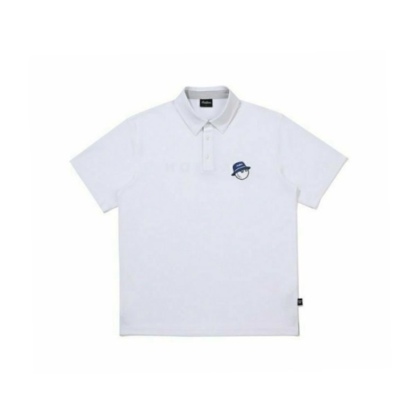 ❤[MALBON] 말본 남성 버킷 포인트 폴로 티셔츠 - gol965x