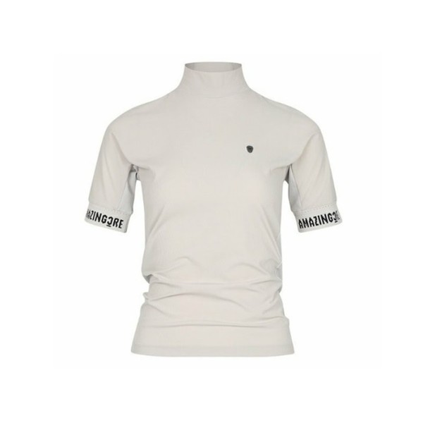 ❤[AMAZINGCRE] 어메이징크리 여성 플렉스모션 하이넥 티셔츠 - gol978x