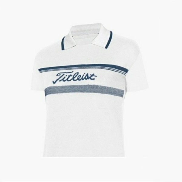 ❤타이틀리스트 여성 TKPWT7730 쇼츠 슬리브 오픈넥 스웨터 - gol981x