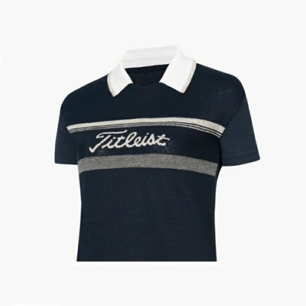 ❤타이틀리스트 여성 TKPWT7730 쇼츠 슬리브 오픈넥 스웨터 - gol988x