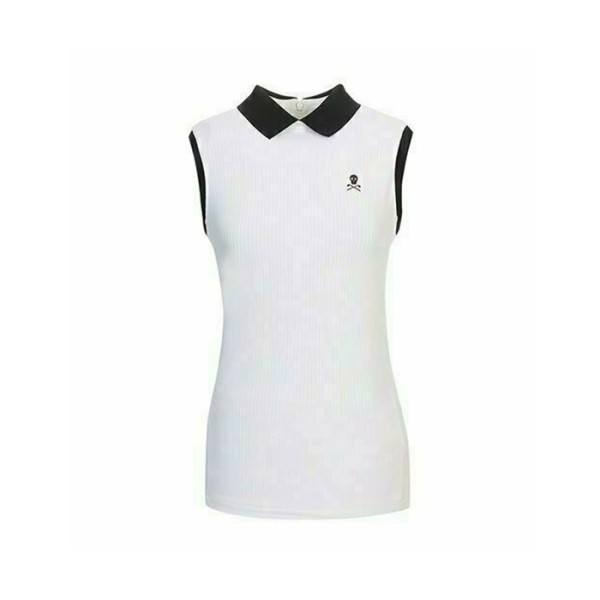 ❤[MARK & RONA] 마크앤로나 여성 백지퍼 슬리브리스 폴로 - gol1007x