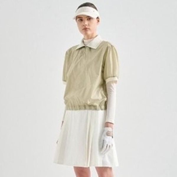 ❤[LANVIN BLANC] 랑방블랑 여성 텍스처 블록 드로우스트링 탑 - gol1014x