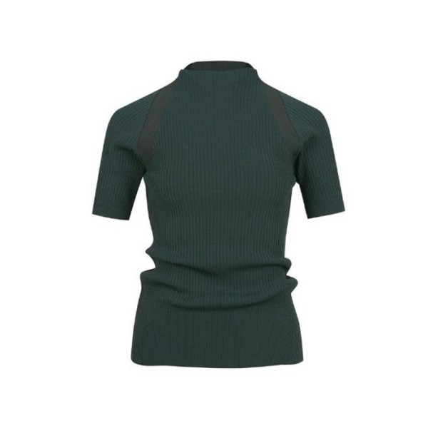 ❤[AMAZINGCRE] 어메이징크리 여성 플렉스모션 에센셜 숏슬리브 스웨터 - gol1027x