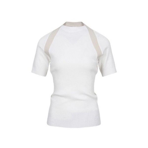 ❤[AMAZINGCRE] 어메이징크리 여성 플렉스모션 에센셜 숏슬리브 스웨터 - gol1028x