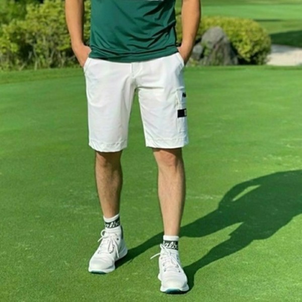 ❤[MALBON] 말본 남성 치노 포켓 쇼츠팬츠 - gol1034x