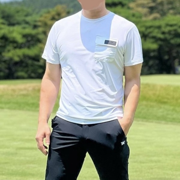 ❤PXG 남성 썸머 빅로고 라운드 넥 티셔츠 - gol1039x