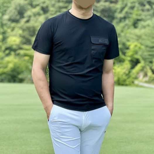 ❤PXG 남성 썸머 빅로고 라운드 넥 티셔츠 - gol1040x