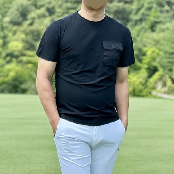 ❤PXG 남성 썸머 빅로고 라운드 넥 티셔츠 - gol1040x