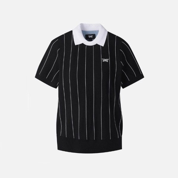 ❤PXG 여성 썸머 패턴 하프 슬리브 스웨터 - gol1072x