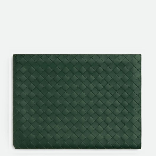 ★보테가베네타 남여 지퍼 인트레치아토 플랫 파우치 클러치 - Bottega Veneta Mens Intreccio Clutch