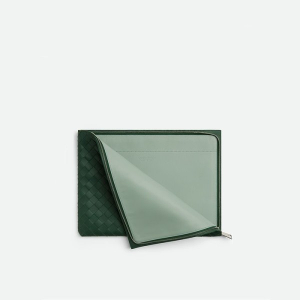 ❤보테가베네타 남성 피콕 그린 클러치 - Bottega Veneta Mens Intreccio Clutch - bvb2079x