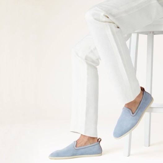 ❤로로피아나 남성 블루 로퍼 - Loro Piana Mens Summer Walk Loafer - lps758x