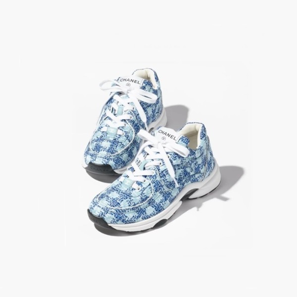 ❤샤넬 여성 블루 스니커즈 - Chanel Womens Blue Sneakers - chs764x