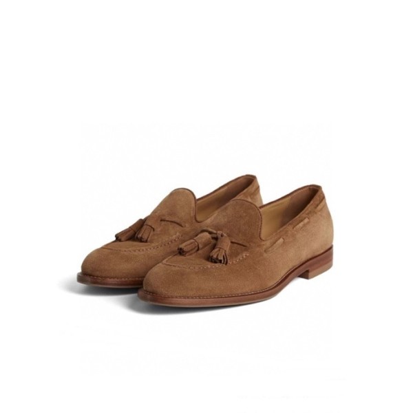 ❤브루넬로쿠치넬리 남성 카멜 로퍼 - Brunello Cucinelli Mens Camel Loafer - brs770x