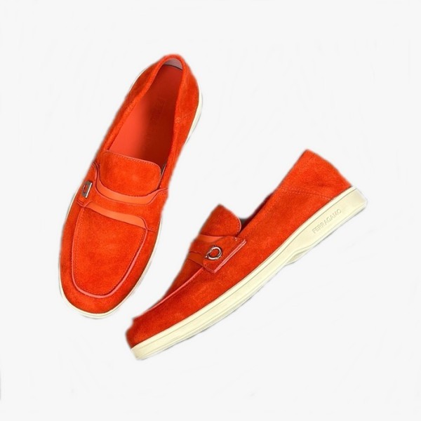 ❤페라가모 남성 오렌지 스니커즈 - Ferragamo Mens Orange Sneakers - fes800x