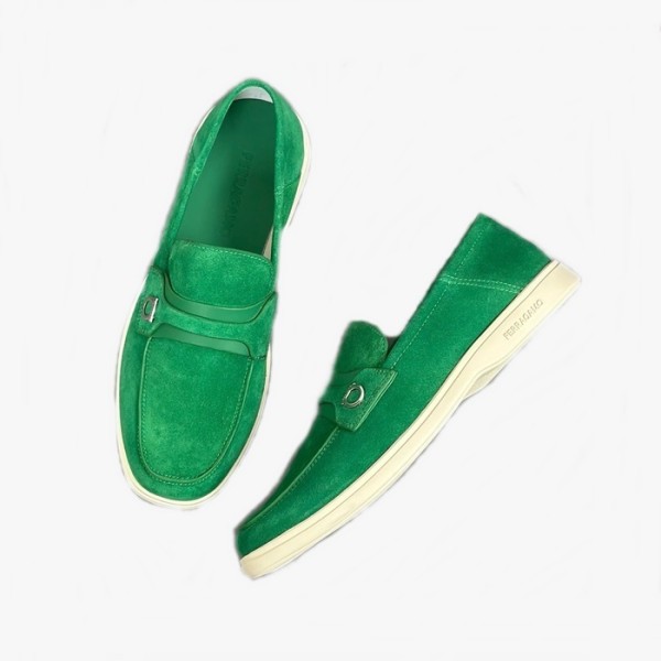 ❤페라가모 남성 그린 스니커즈 - Ferragamo Mens Green Sneakers - fes801x