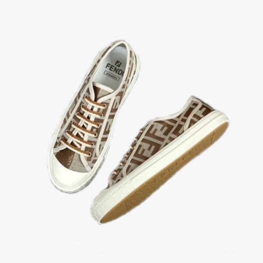 ❤펜디 남/녀 브라운 스니커즈 - Fendi Unisex Brown Sneakers - fes818x