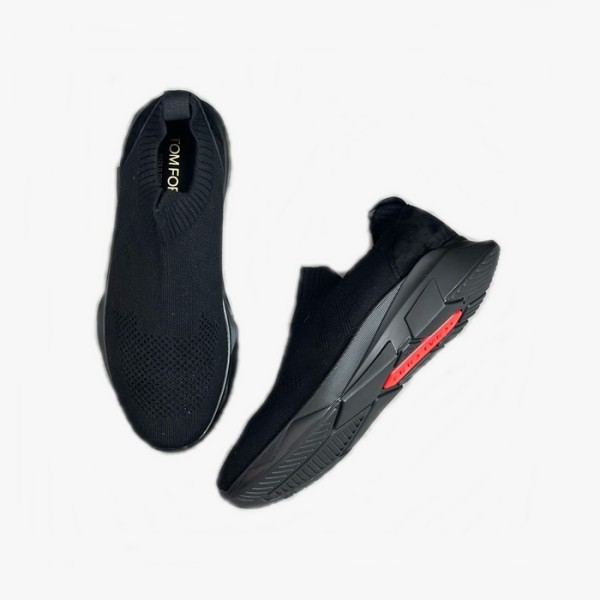 ❤톰포드 남성 블랙 스니커즈 - Tom Ford Mens Black Sneakers - tos822x