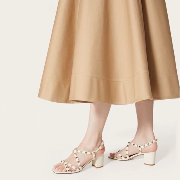 ❤발렌티노 여성 화이트 뮬 - Valentino Womens White Mules- vas828x