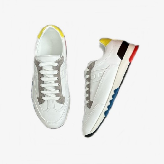 ❤에르메스 남성 화이트 스니커즈 - Hermes Mens White Sneakers - hes845x