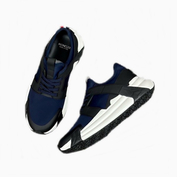 ❤몽클레어 남성 네이비 스니커즈 - Moncler Mens Navy Sneakers - mos875x